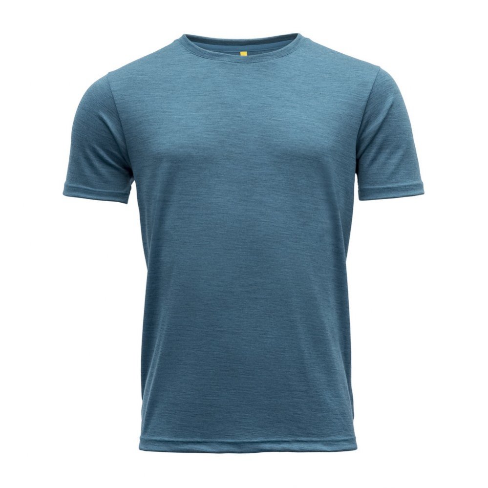 Pánské funkční triko Devold Eika merino 150 Tee Man Blue melange L