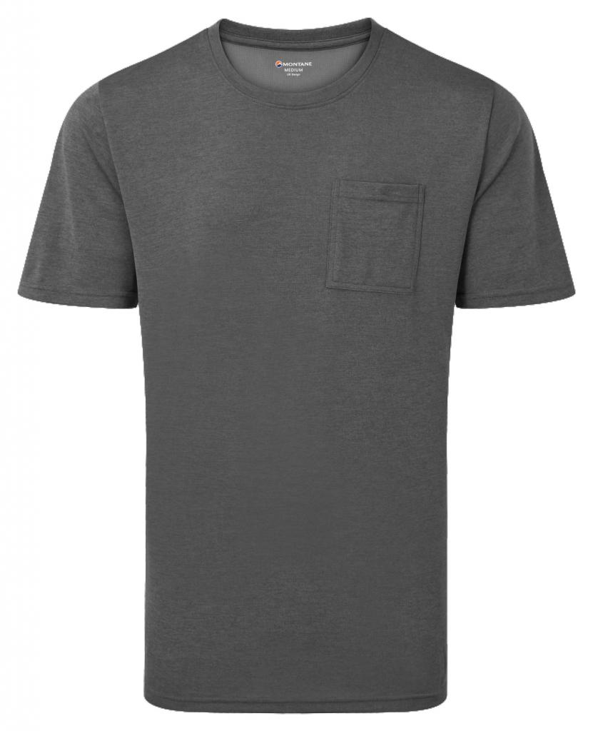 Pánské tričko Montane Dart Pocket T-Shirt Slate XL