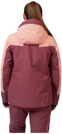 Zadní pohled na modelku v bundě Hannah Ritta purple ash/orchid petal 36. (4)