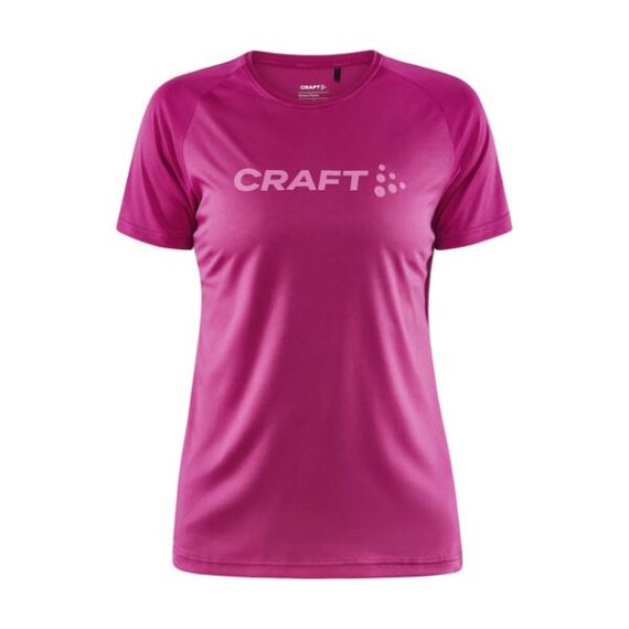Dámské tričko Craft Core Unify Logo růžová