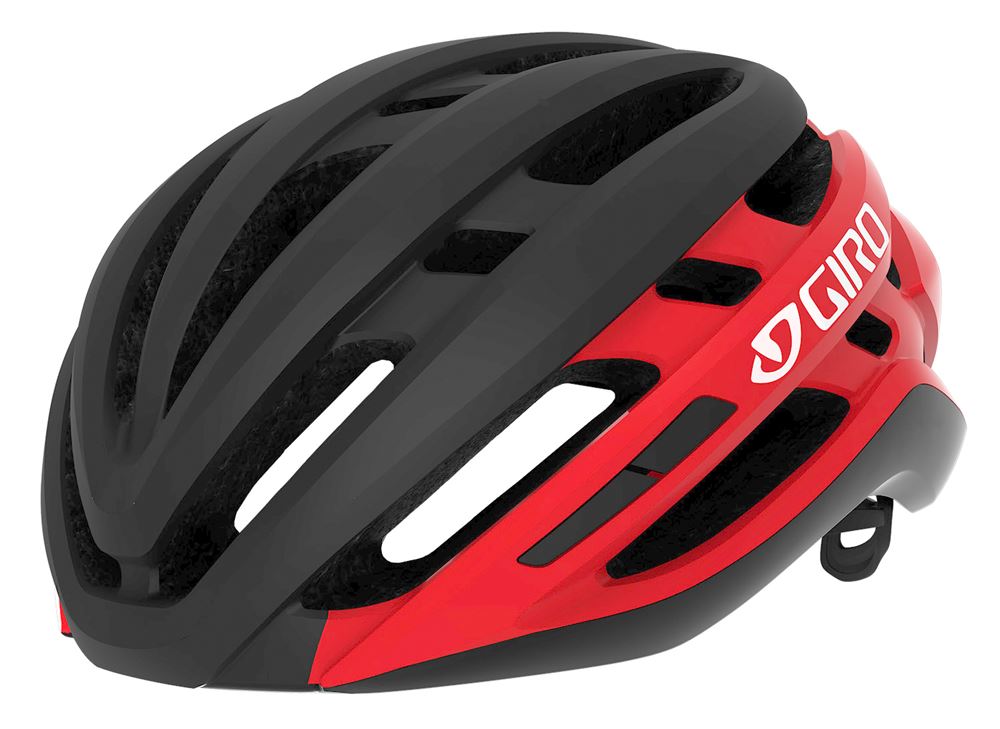 Pánská cyklistická helma Giro Agilis Matte Black/Bright Red M(55-59cm)