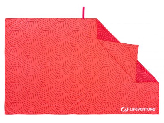 Ručník LIFEVENTURE Printed SoftFibre Trek Towel Giant Coral