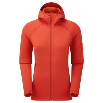Dámská fleecová mikina Montane Women's Fury Hoodie Saffron Red