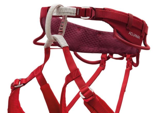 Sedací úvazek Petzl Adjama dark red (2)