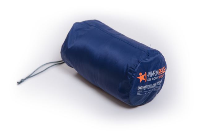 Péřový polštářek Warmpeace Down Pillow Zippered black (4)