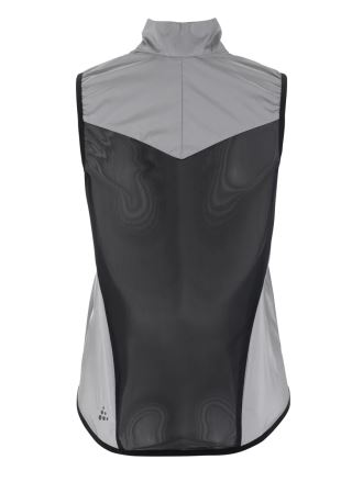 Dámská cyklistická vesta Craft ADV Essence Lumen Wind šedá (1)
