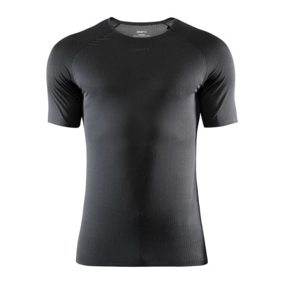 Pánské funkční tričko s krátkým rukávem CRAFT PRO Dry Nanoweight SS černá