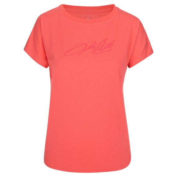 Dámské bavlněné triko Kilpi Nellim-W Růžová