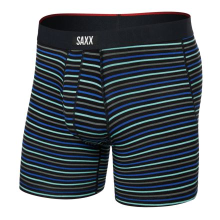 Pánské boxerky Saxx Vibe Xtra Boxer Brief Fly Gent'S Stripe-Sport Blue