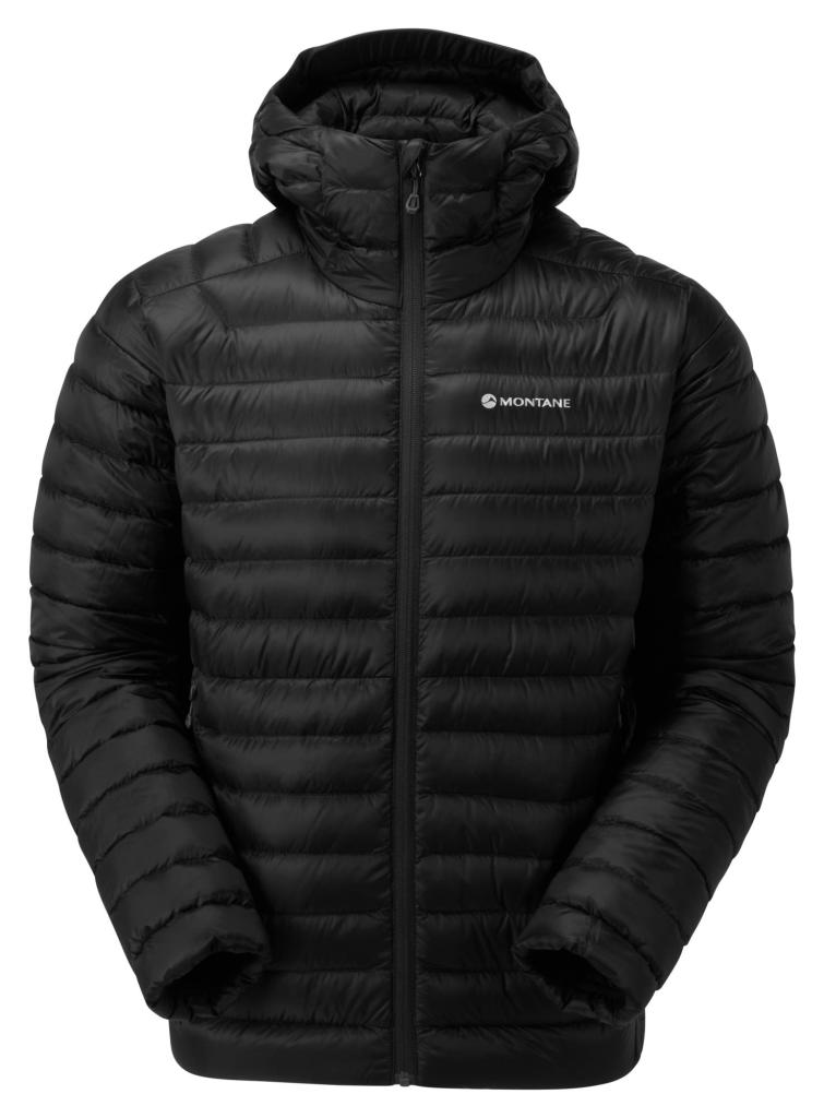 Pánská péřová bunda s kapucí Montane Anti-Freeze Hoodie black L