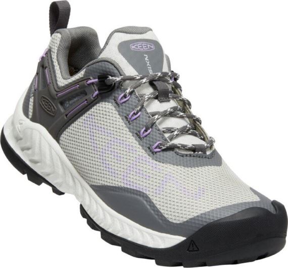 Dámské nízké boty Keen NXIS EVO WP Women steel grey/english lavender