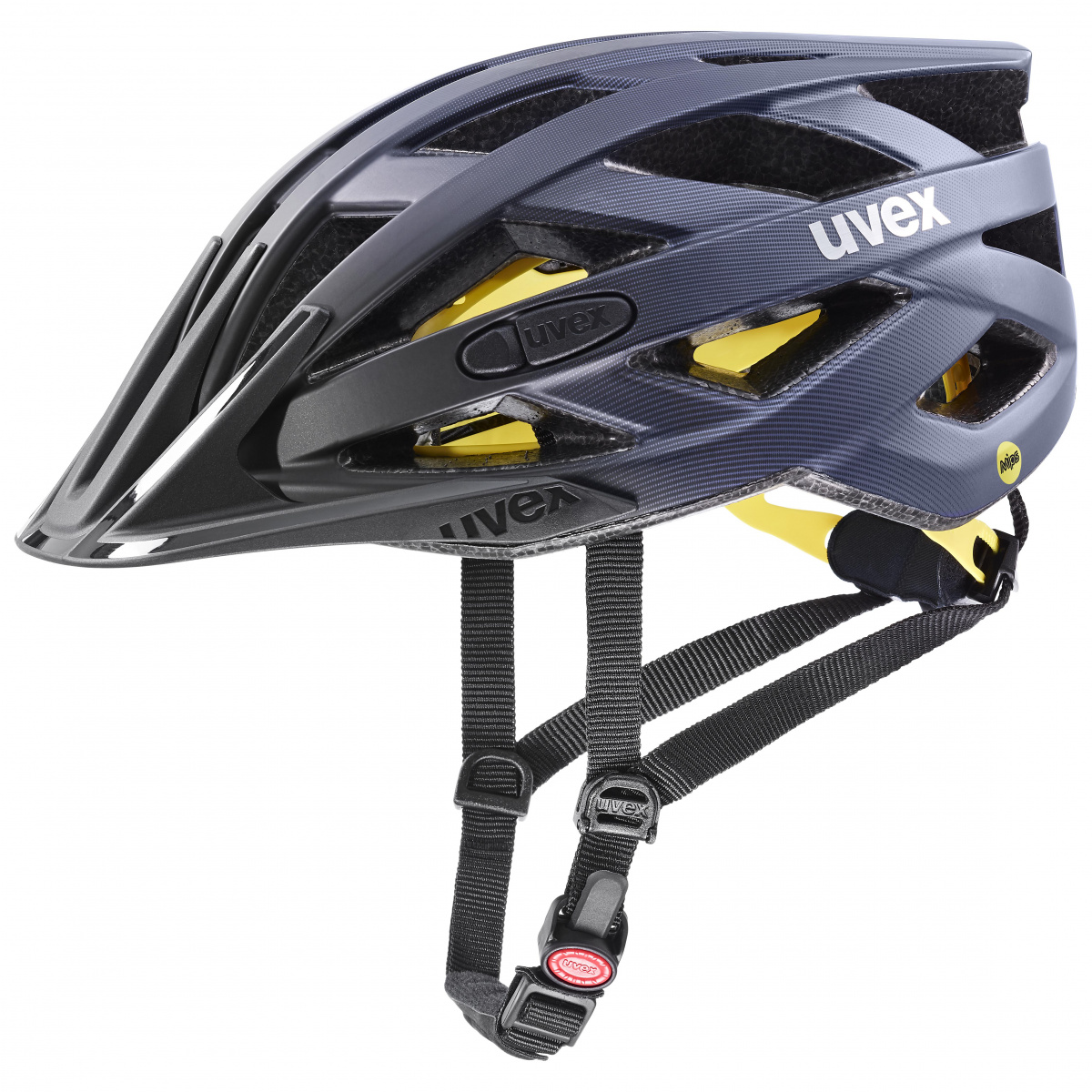 Cyklistická helma Uvex I-VO CC MIPS midnight-silver mat L (56-60 cm)