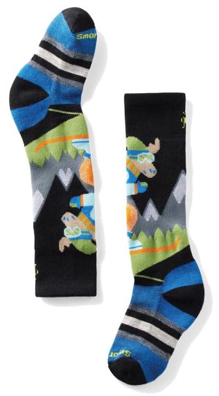 Dětské ponožky SmartWool K Wintersport FC Mountain Moose black