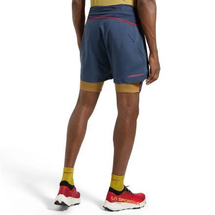 Pánské kraťasy La Sportiva ULTRA DISTANCE SHORTS night sky/mountain red (2)