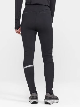 Zadní pohled na dámské zateplené kalhoty Craft ADV SubZ Tights 3 černá. (2)