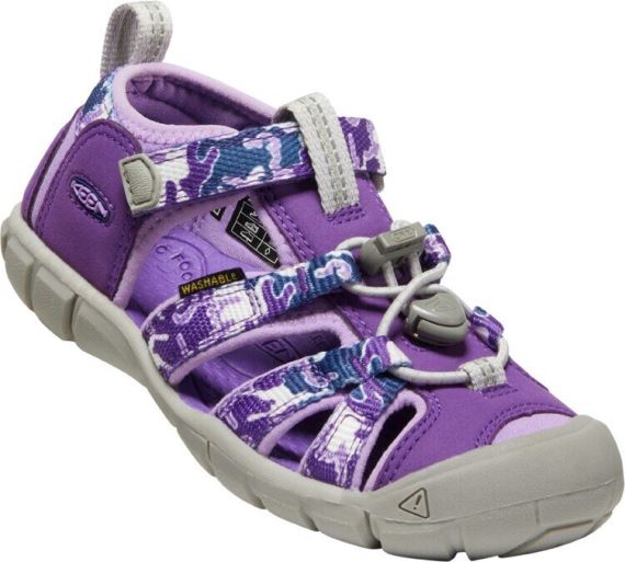 Dětské sandály Keen Seacamp II CNX camo/tillandsia purple
