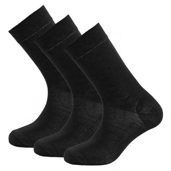 Set vlněných ponožek Devold Daily merino Light Sock 3Pack black