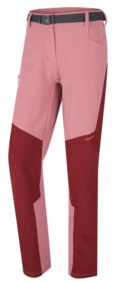 Dámské outdoorové kalhoty Husky Keiry L bordo/pink