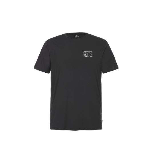 Pánské outdoorové tričko Picture Travis S/S Full black