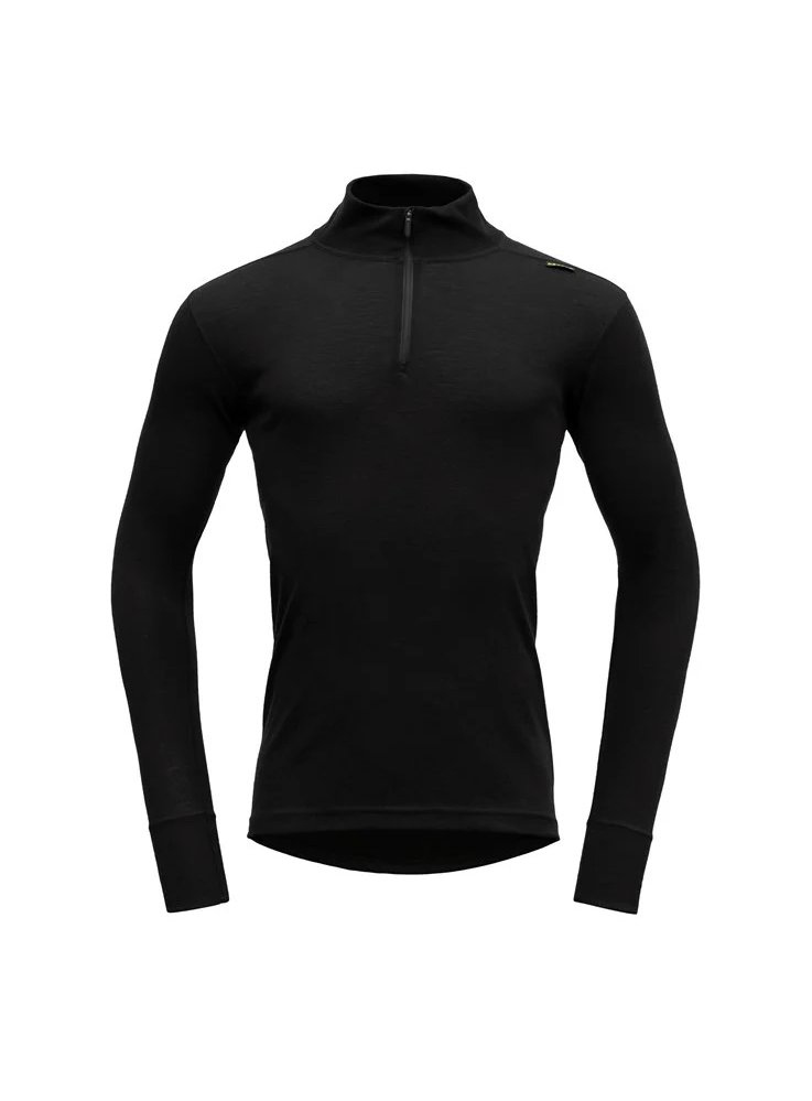 Pánské funkční tričko Devold Basic Man Half-Zip Black L