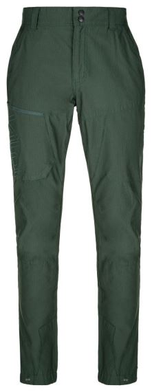 Pánské outdoorové kalhoty Kilpi Jasper-M Tmavě zelená