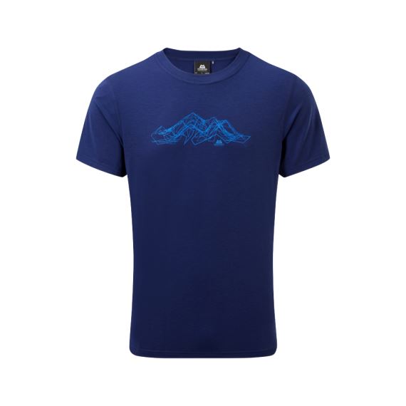 Pánské funkční tričko Mountain Equipment Groundup Mountain Tee Medieval blue