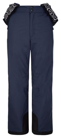 Dětské lyžařské kalhoty Kilpi Gabone-J Růžová Tmavě modrá 122