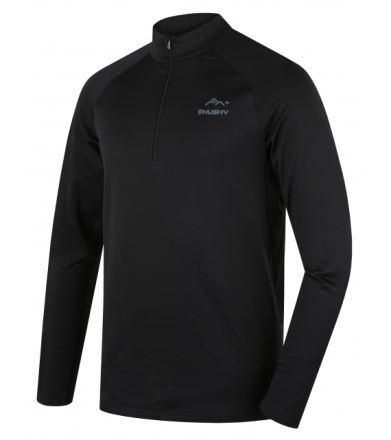 Pánské funkční triko Husky TROMI ZIP M black, velikost