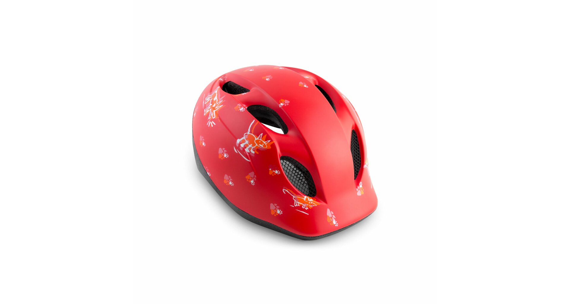 Dětská helma MET Buddy dětská zvířátka/červená matná S-M(46-53)