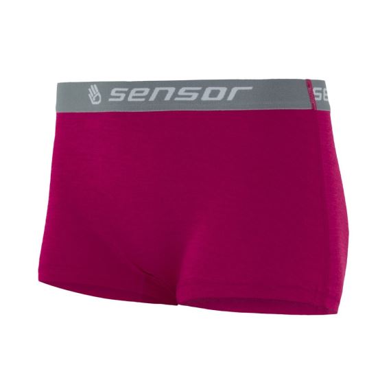 Dámské kalhotky s nohavičkou SENSOR Merino Active lilla