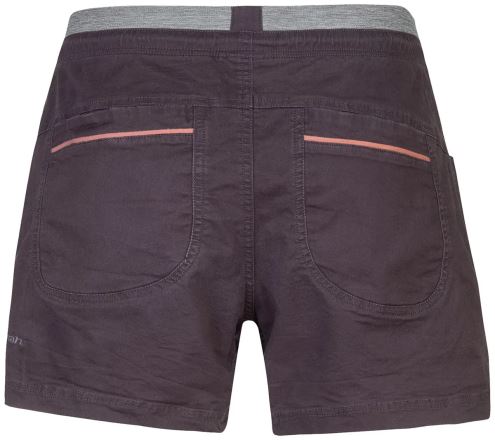 Zadní pohled na Kraťasy Hannah MOKKA SHORTS tanzine 36 s detaily kapes a šedým pasem. (2)