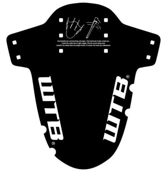 Blatník WTB Logo Gravel černá