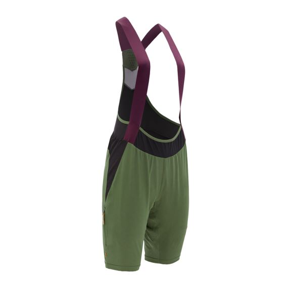 Dámské cyklo kraťasy Silvini Larrea WP2220 olive-plum