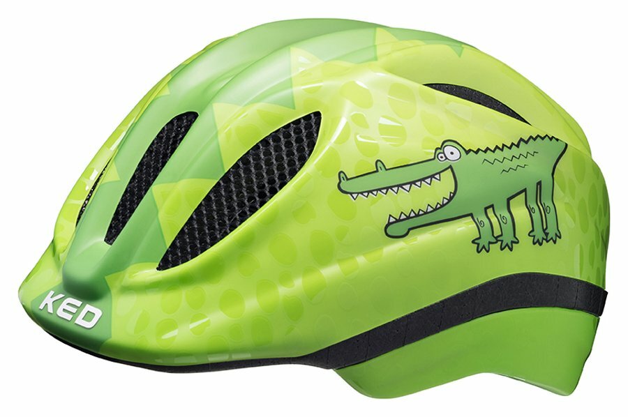 Dětská cyklistická přilba KED Meggy II Trend Green croco 52-58cm