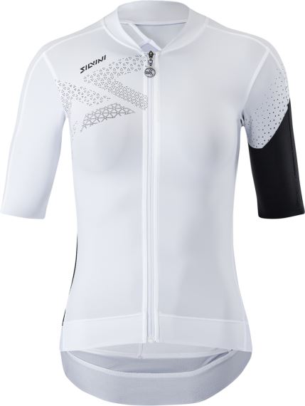 Dámský cyklistický dres Silvini Rosalia White black