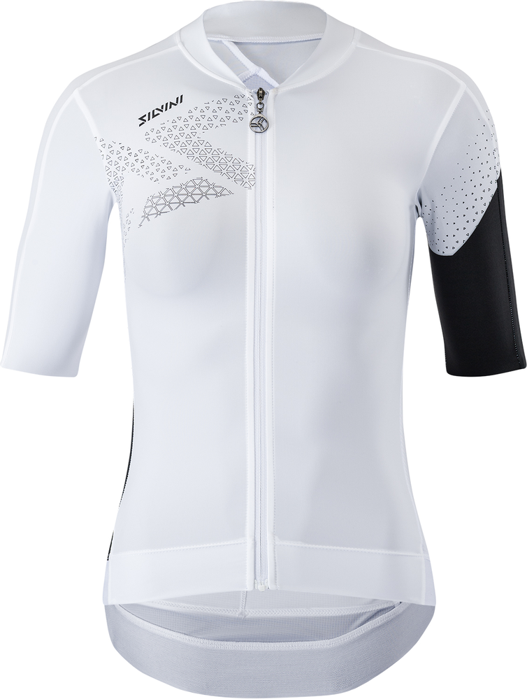 Dámský cyklistický dres Silvini Rosalia White black L