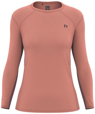 Dámské tričko Hannah Terra L/S terra cotta/red mahogany