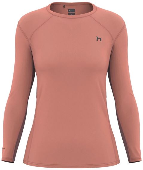 Dámské tričko Hannah Terra L/S terra cotta/red mahogany