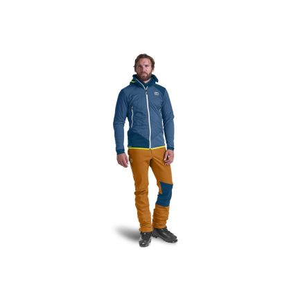 Pánská skialpinistická Bunda Ortovox Col Becchei Hybrid Jacket Mountain blue (1)