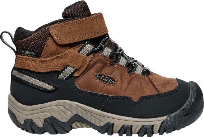 Dětské turistické boty Keen Targhee IV Mid WP Children bison/brindle (3)