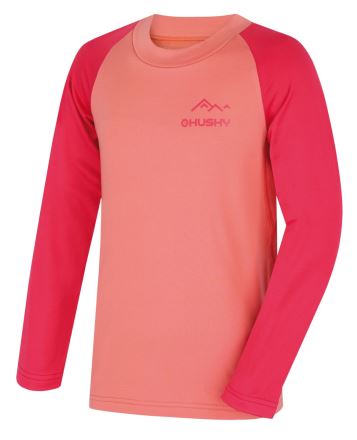 Dětský funkční set termoprádla Husky Tombo K light orange/pink (1)