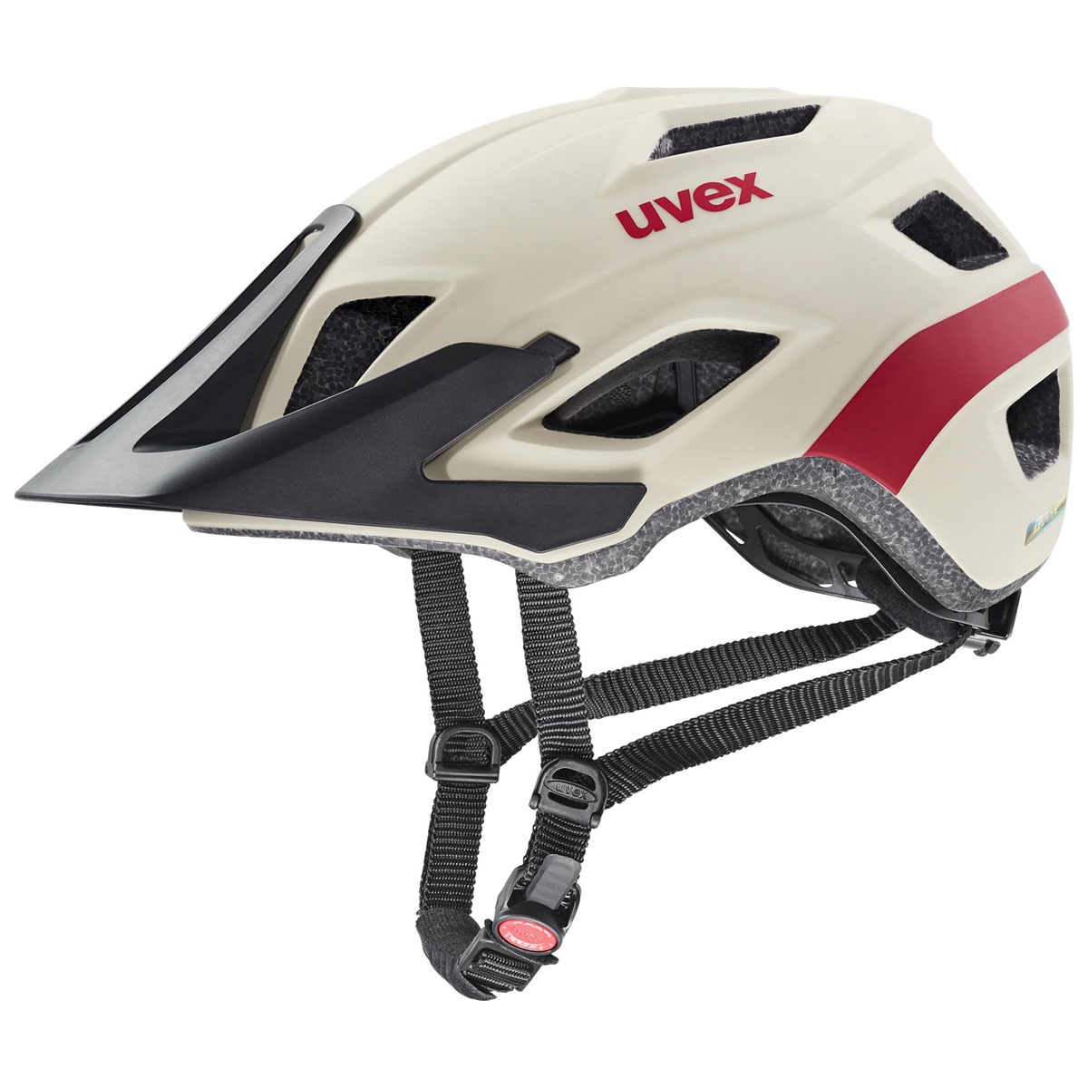 Cyklistická helma Uvex Access Sand Red Mat 52-57cm