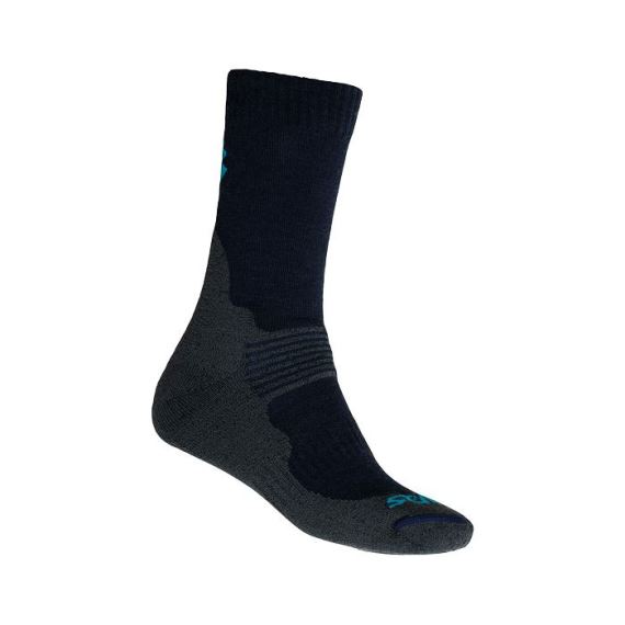 Ponožky SENSOR Expedition Merino Wool tm.modrá/šedá/modrá