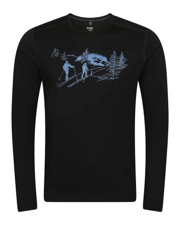 Pánské tričko Direct Alpine Furry Long black (northbound)