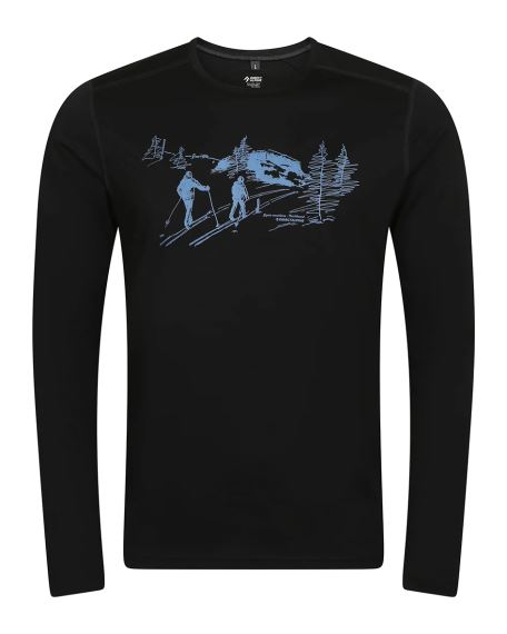 Pánské tričko Direct Alpine Furry Long black (northbound)