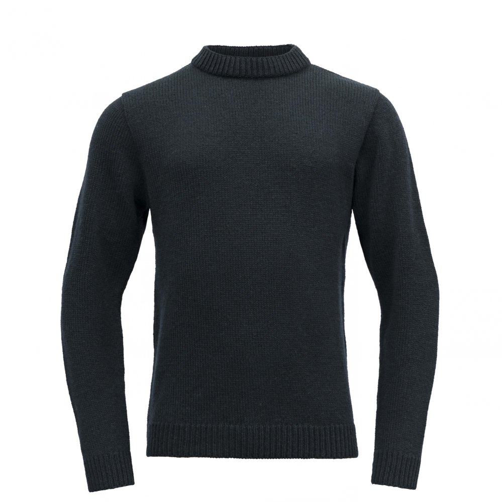 Unisex turistický svetr Devold Arktis Wool Sweather Ink XL