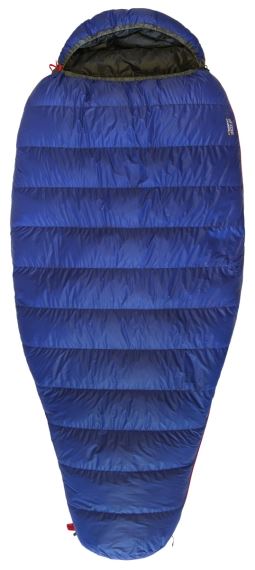 Třísezónní péřový spací pytel Warmpeace Spacer 600 mid blue/grey/black 180cm
