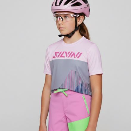 Dětské kraťasy Silvini CP2649 Acri blush-pink (3)