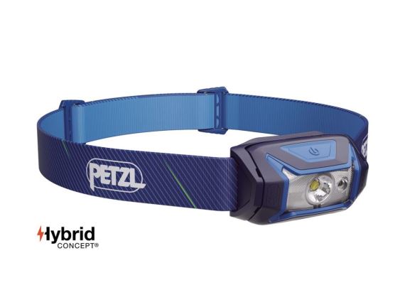 Čelovka Petzl Tikka black modrá