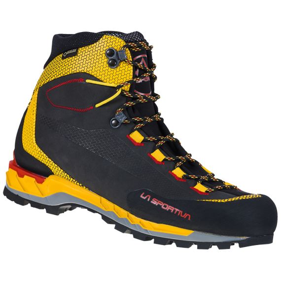 Pánské horolezecké boty La Sportiva Trango Tech Leather GTX black/yellow